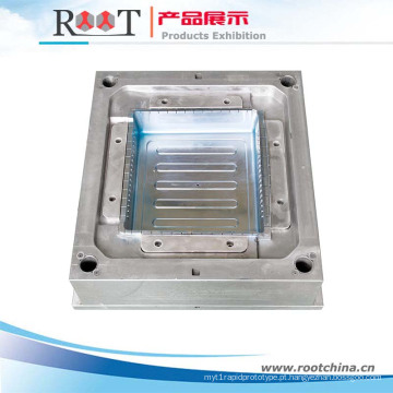 Modelagem por injecção plástica da gaveta do refrigerador